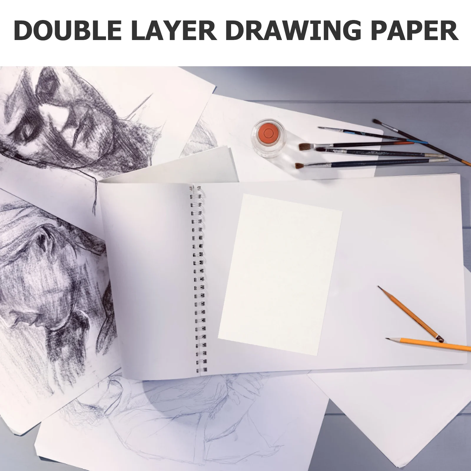 50Pcs Thick Xuan Paper Double-Layered Sheets for Chinese Calligraphy Ink Painting Drawing Writing Practice Calligraphy Paper
