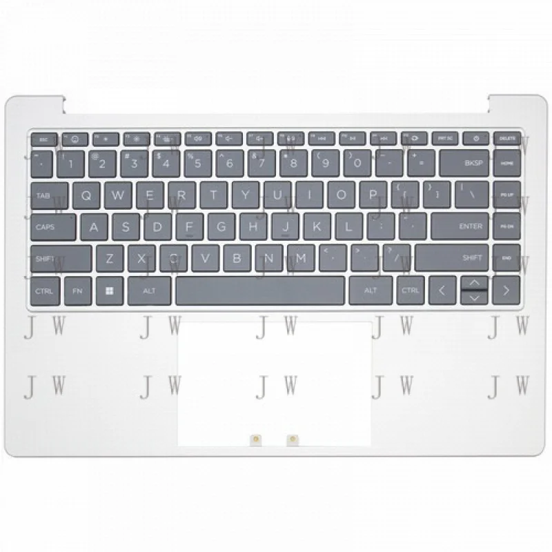 

DDZ For HP 245 240 G10 14-EM-EP-EE TPN-I141-I142 Palmrest Backlit Keyboard Silver