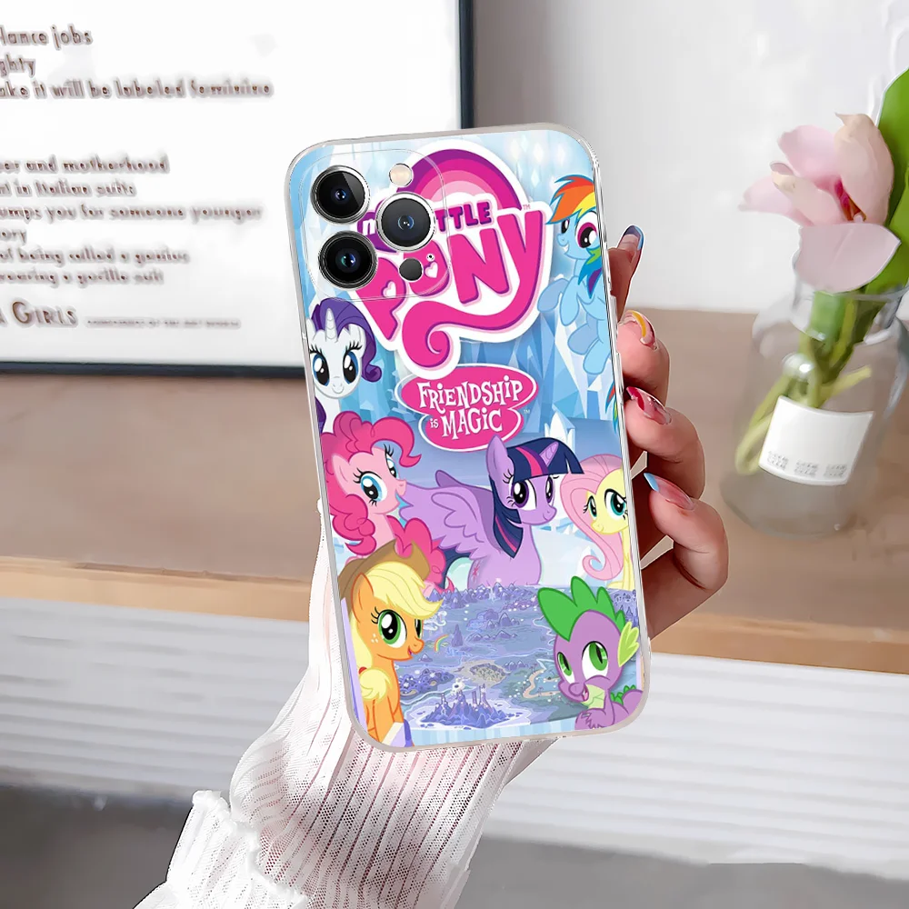 My-Little P-Ponys Phone Case Silicone Soft for iphone 15 14 13 12 11 Pro Mini XS MAX 8 7 6 Plus X XS XR Cover