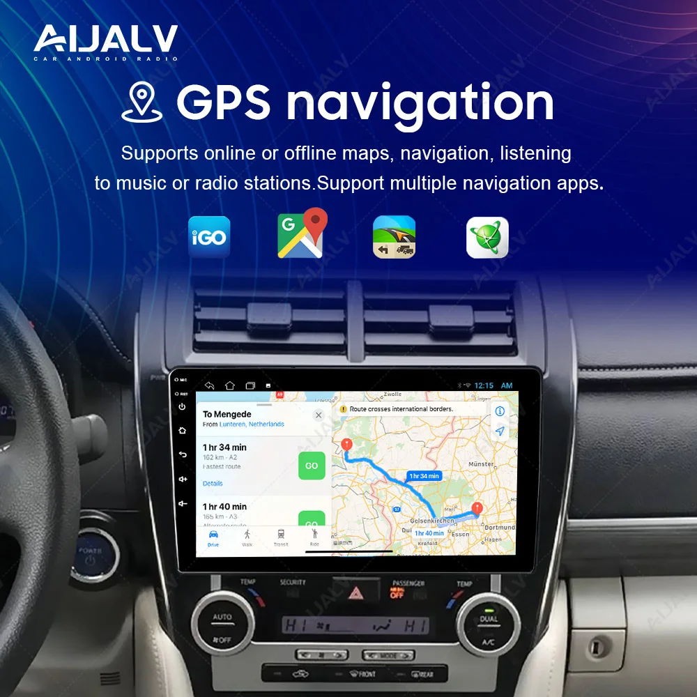 Smart 2 Din Digital Signal Navigation System Touch Screen 7 9 10 12.3 Android Carplay Bluetooth Global Positioning System Full R