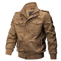Men's Special Forces Pilot Jacket Tactical Cowboy Outerwear WWII Military Fan Trendy Casual Coat Male Model AE Stockpile