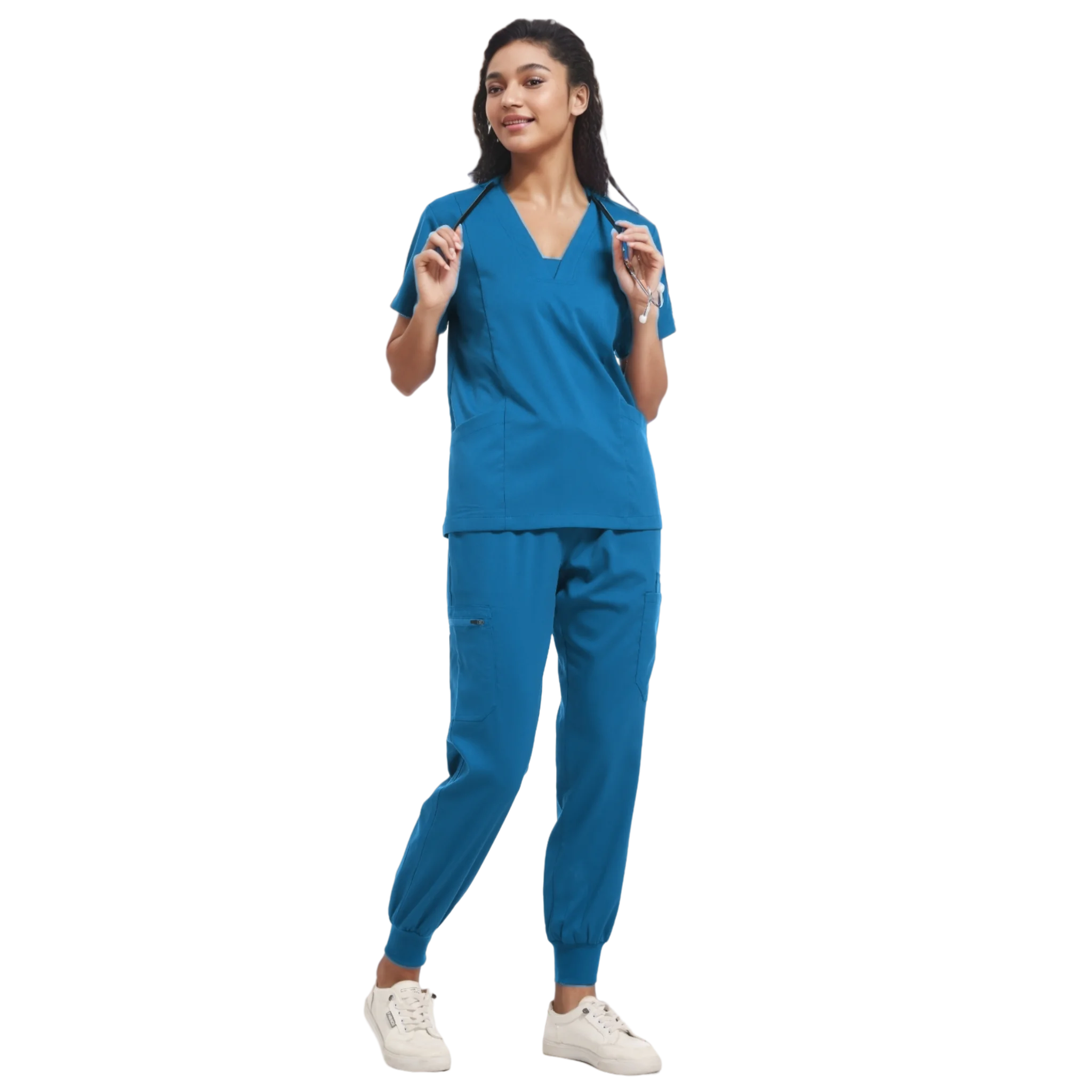 Scrubs Medical Uniform Short Sleeve Tops+Pants Nursing Uniform Women Pet Shop Doctor Hospital Clinic Surgery Workwear Scrub Sets