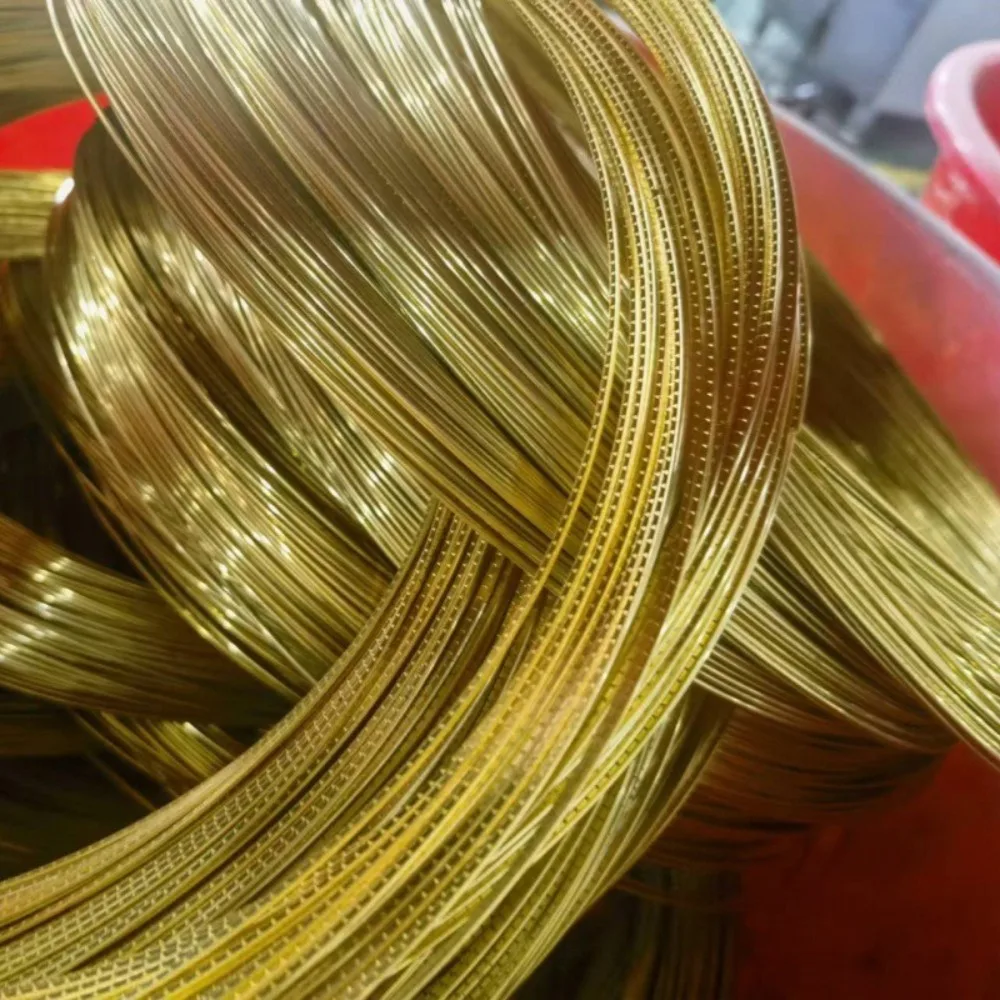 2.5M Brass Fret Wire for Electric Guitar/Bass Fingerboard  Classical Folk Style Inlay  Durable Installation Material