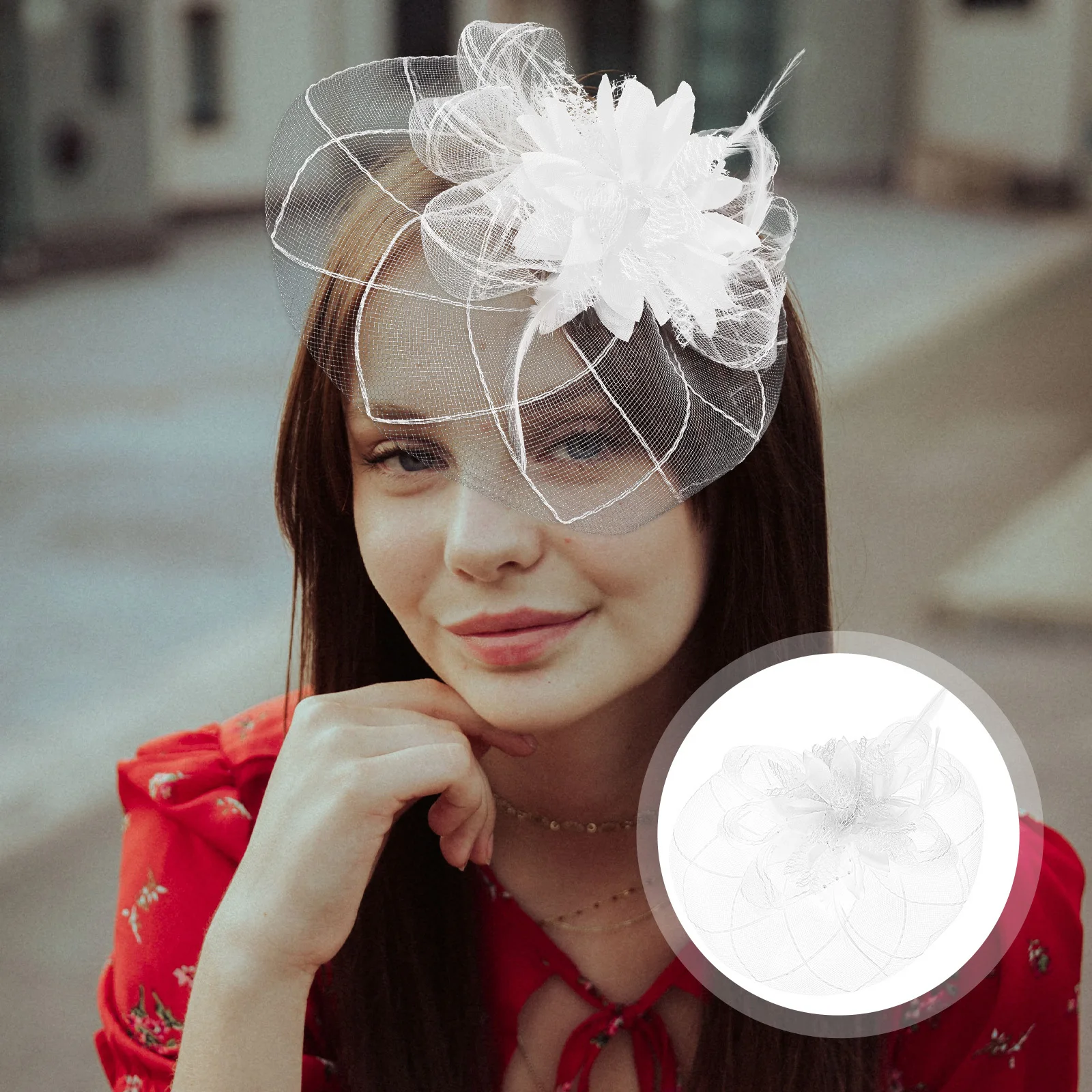 

Свадебные аксессуары для волос, маленький цилиндр, мини-сетчатый зажим для волос, вечерние украшения для волос, женская шляпа-чародей