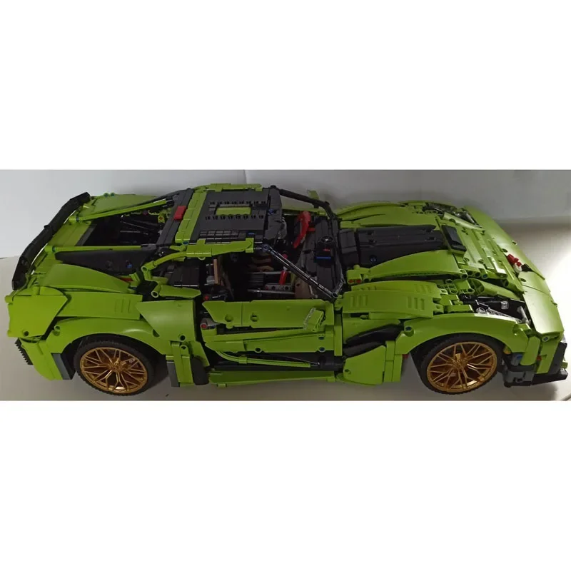 

MOC-173306 New Supercar C7 ZR1 Building Block Model 1:8 • 3658 Building Blocks Parts Kids Birthday Building Blocks Toy Gift
