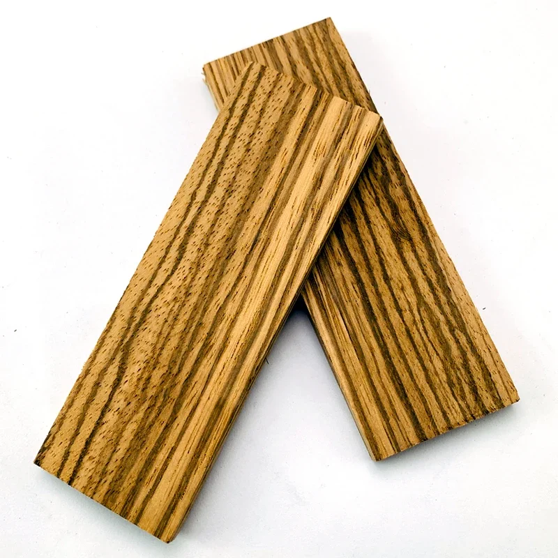 120x40x10mm Knife Handle Material Zebra Wood (Microberlinia) for Knife Handle Patch Making Materials Home Handicraft Materials