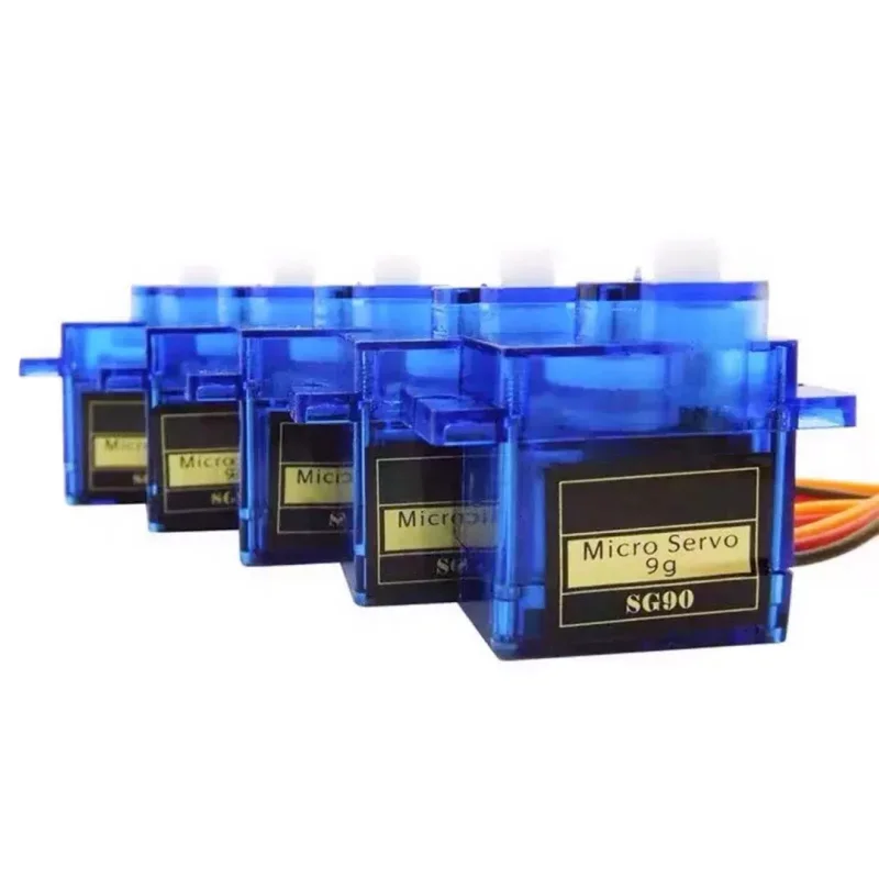 1-10 pezzi SG90 9G Micro servo 180 ° /360 °   Controllo motore per giocattoli braccio robot elicottero ad ala fissa modello aereo RC