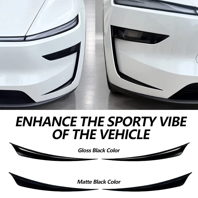 For Tesla Model Y Juniper 2025-2026+ YL Front Lip Spoiler Sport Type Fog Light Modification Kit Model Y Juniper accessories