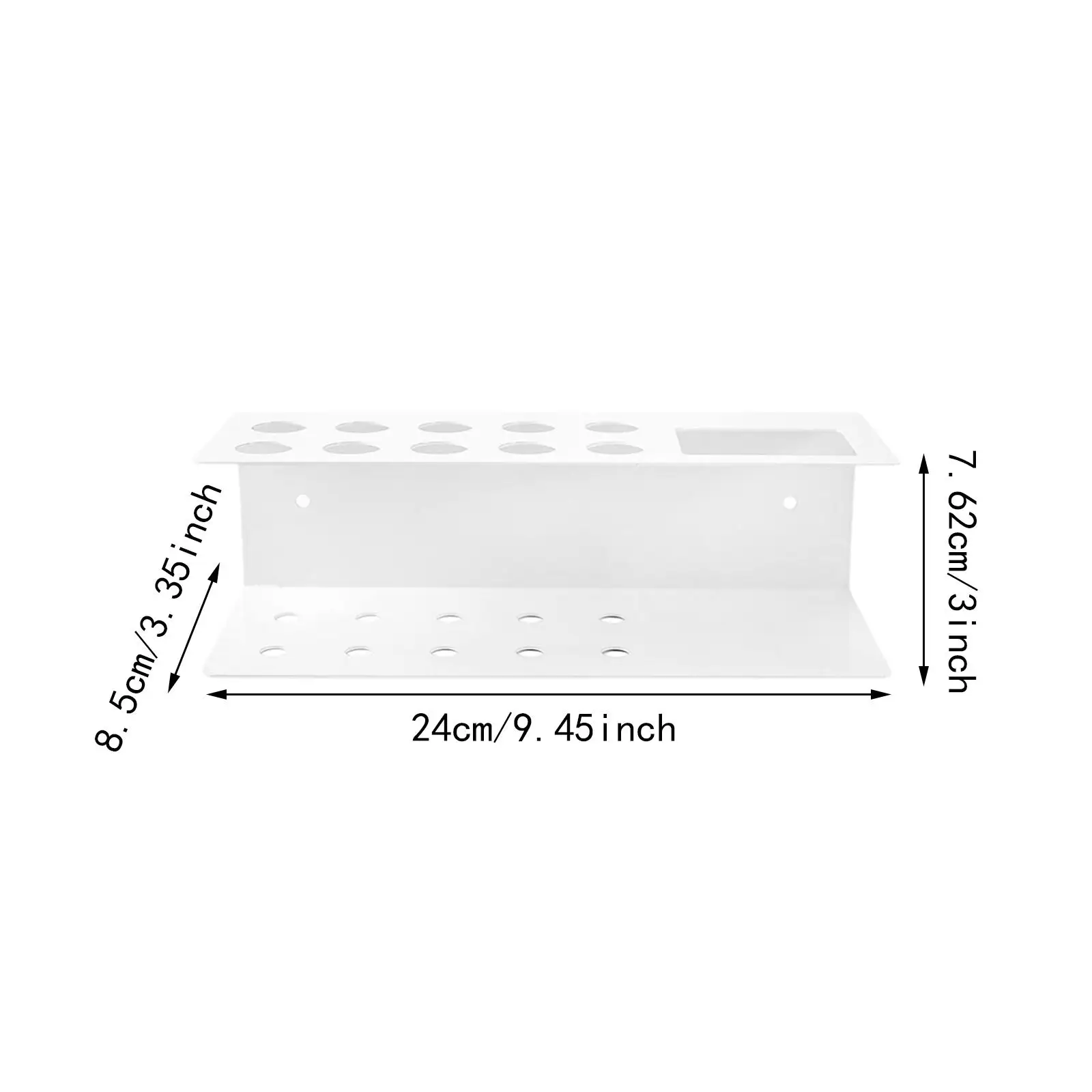 Marker Holder Acrylic Wall Marker Organizer for Meeting Room