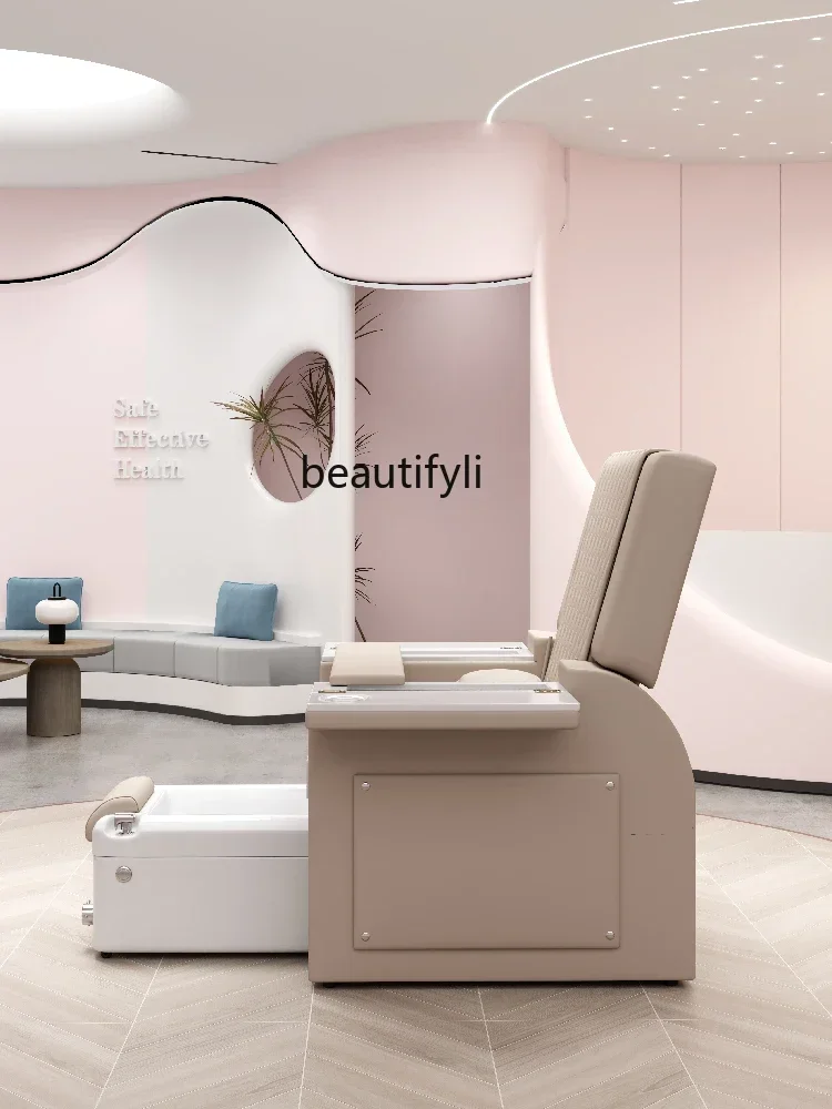 

smt14 European and American Style Electric Massage Chair Nail Beauty Sofa Eyelash Tattoo Recliner Reclining Beauty Shop Foot Bat
