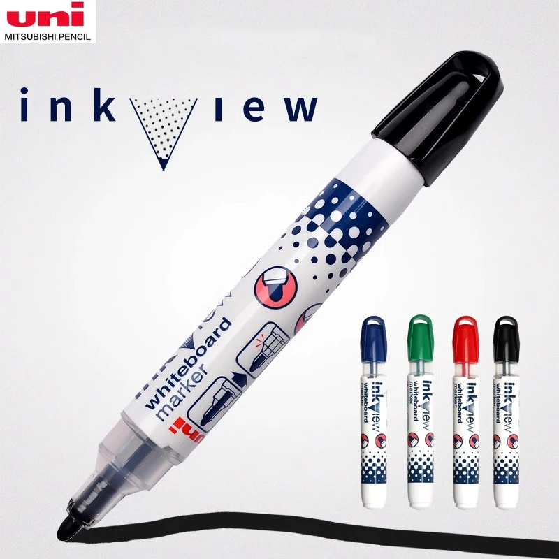 Japan Uni PWB-202 Whiteboard Pen,Window Larger Capacity Round Tip Erasable Water-based rotuladores Siganture Teacher's Marking