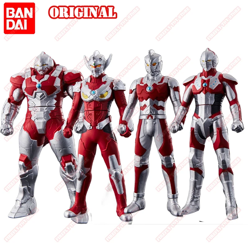 

BANDAI Ultraman оригинальные в наличии мягкая резина JACK ZOFFY TARO фигурки аниме пластиковая модель комплект игрушки
