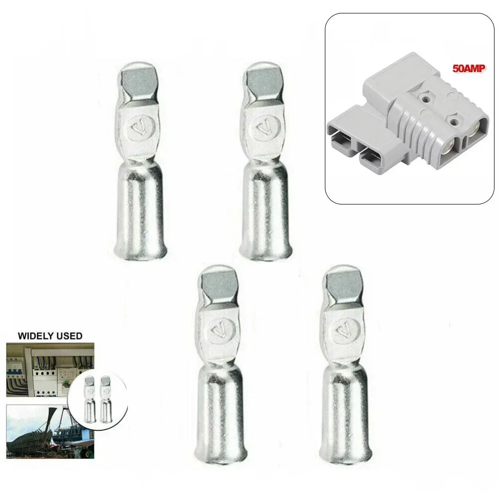 

Cable Termination Terminal Connector For 50/120Amp Lugs Terminals Replacement 4Pcs Contacts Pins For Anderson Plug