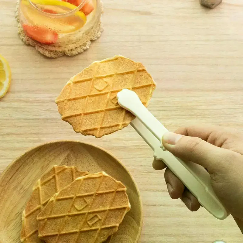Creative Japanese Cat Paw Shape Silicone Mini Snack Food Tongs Non-slip Handles BBQ Bread Clip Kitchen Accessories