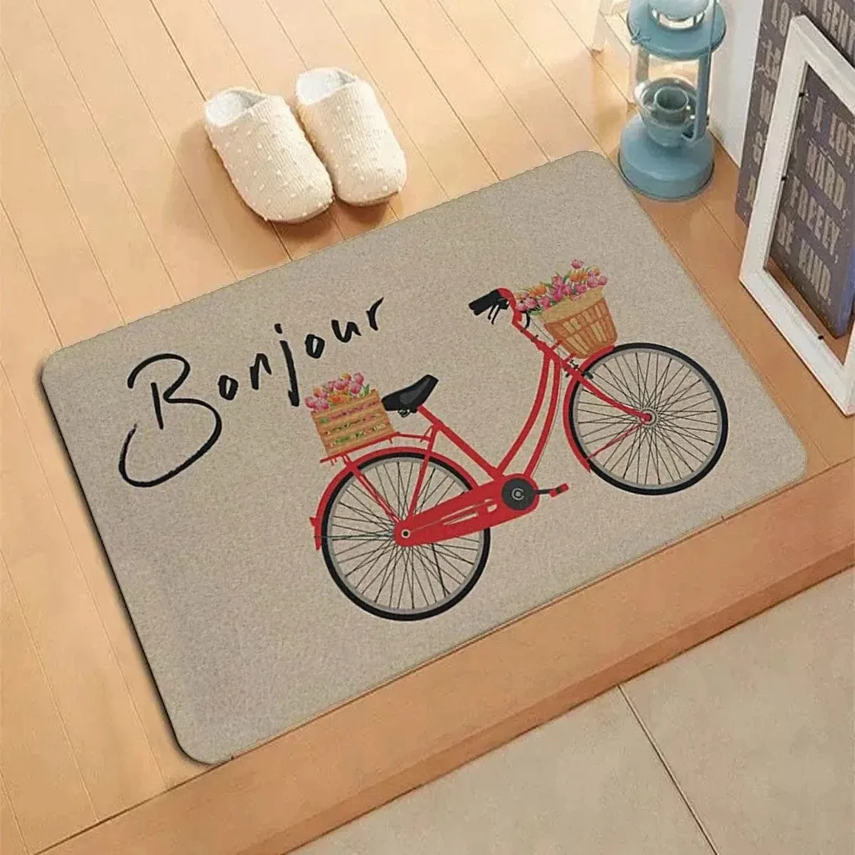 OH HELLO Pattern Carpet Entrance Doormat Non-slip Living Room Kitchen Bedroom Decor Rug Floor Mats Home Decoration Doormats
