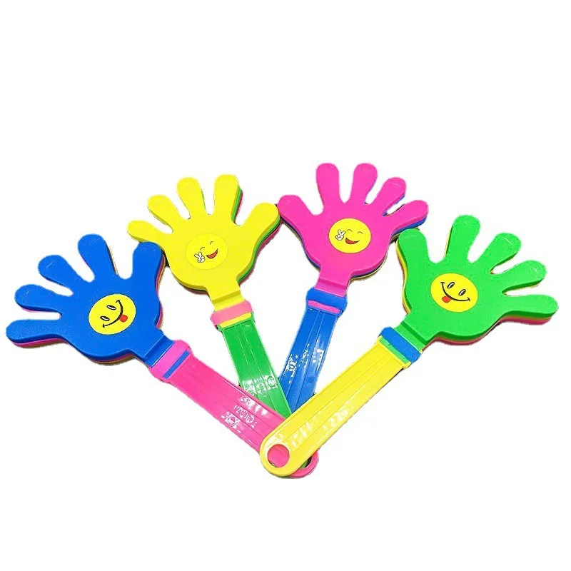 1pc Fashion colorful hand clapper Concert party cheering props children clap Noise Makers small hands clapping toy
