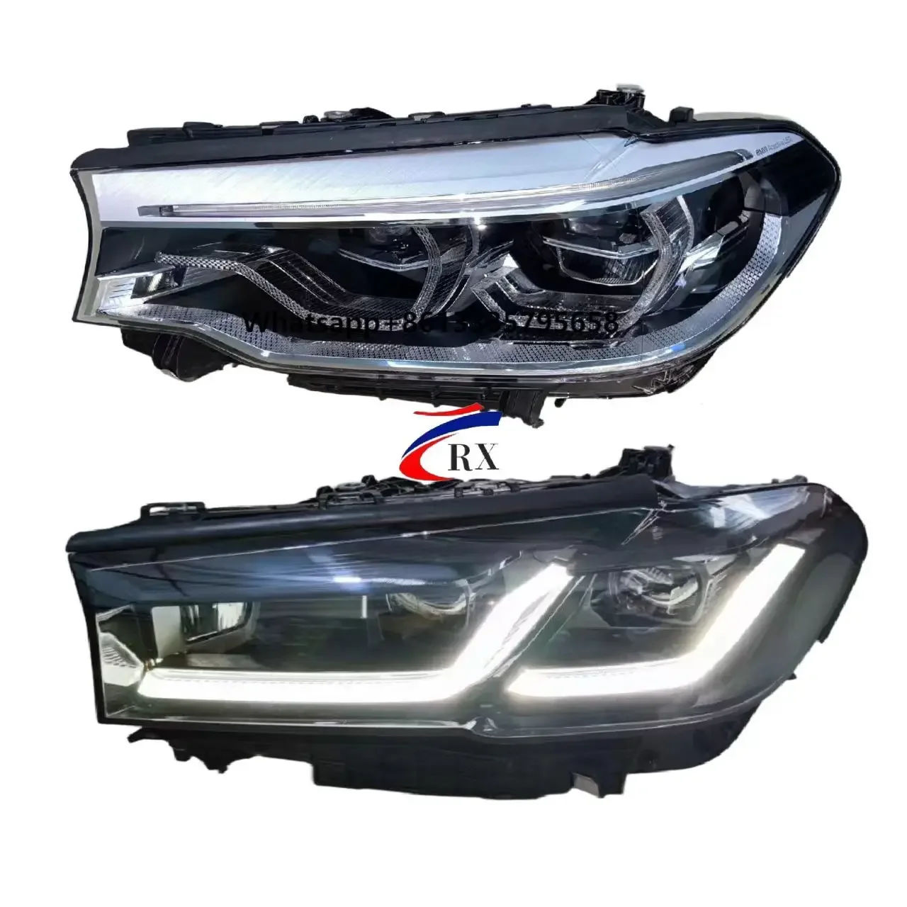 

Suitable for 5 Series G30 G38 Old Model Upgraded New Car Lighting System LED Headlights Black Plug and Play