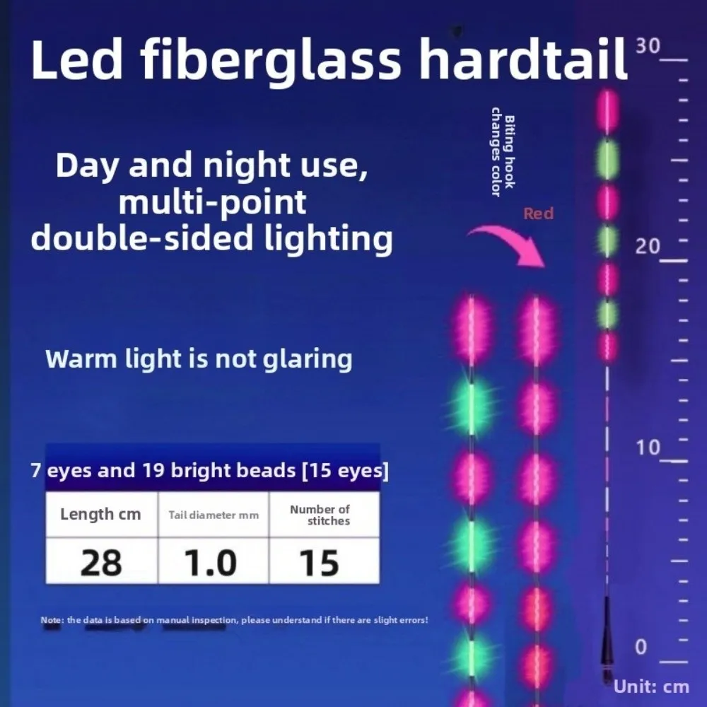 على الوجهين LED LED الصيد الذكية تعويم أعلى السوبر مشرق مضيئة الإلكترونية يطفو العوامة التعريفي فائقة الحساسية