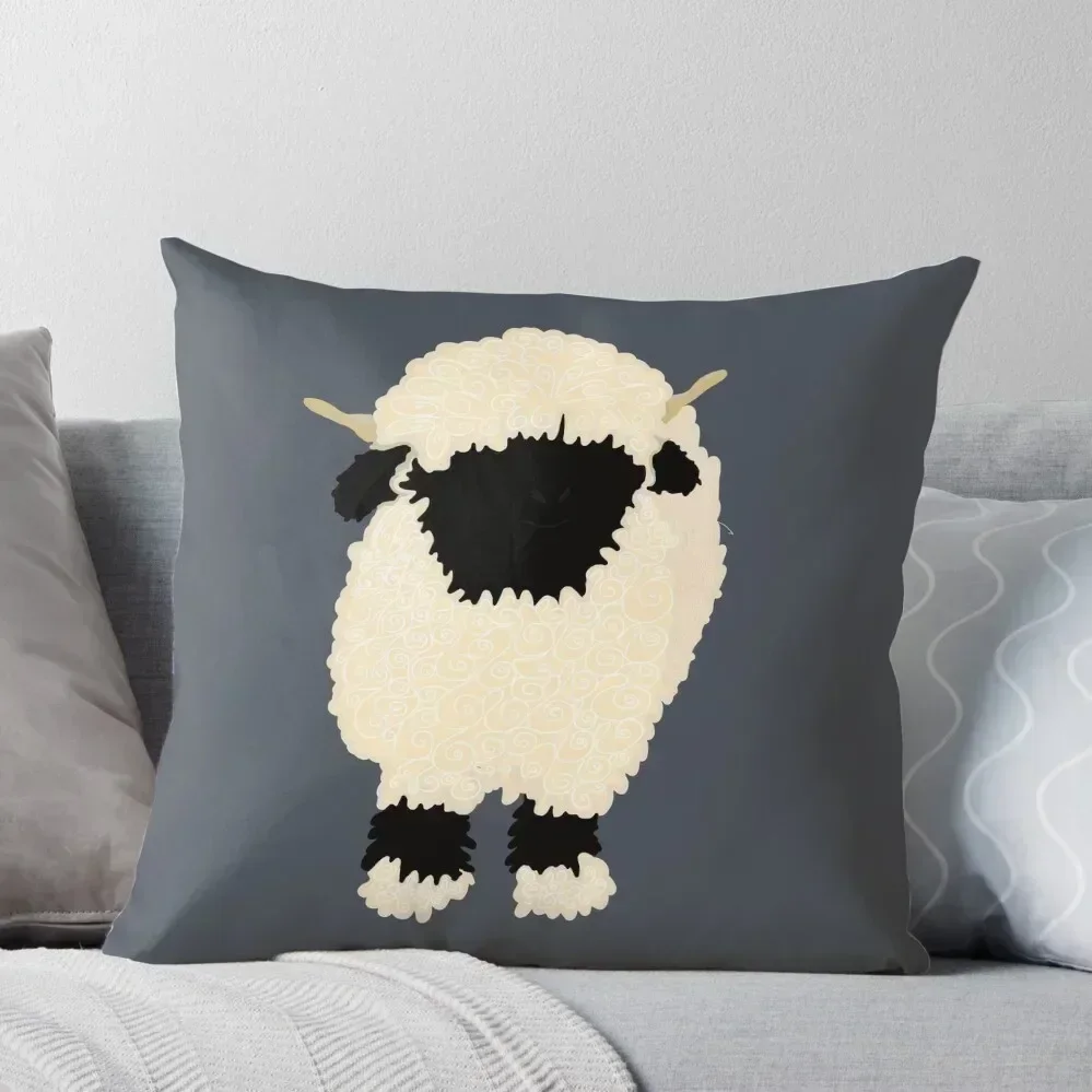 Black nose valais sheep Throw Pillow luxury decor Sofa Cushion Cover pillow