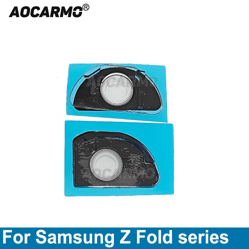 Aocarmo Flash Cover Light Cap Replacement Repair Parts For Samsung Galaxy Z Fold3 / Fold 4