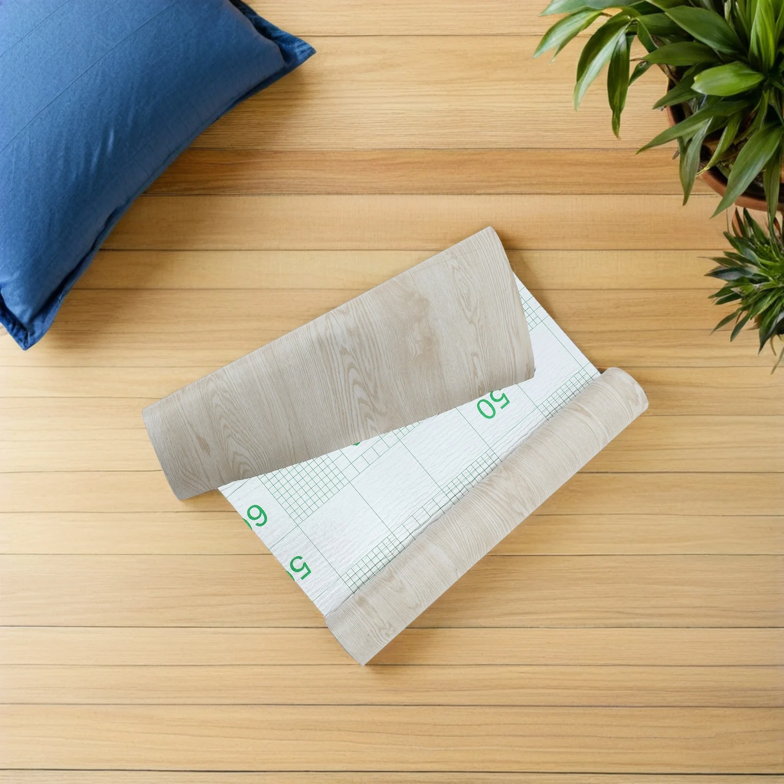 Peel and Stick Floor Tiles autoadhesivos de PVC de 300x40 cm Tamaño fácil de bricolaje para varias configuraciones que incluyen espacios comerciales