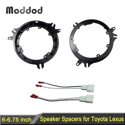 Speaker Adapter For Toyota C-HR Camry RAV4 Corolla for Lexus CT ES RX for Scion TC XA Car Adaptors Rings 6