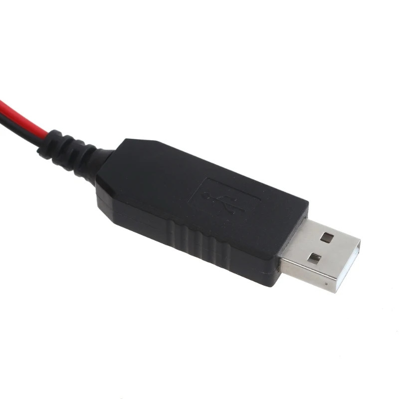090F USB a 3V CR2032 Batería falsa Cable alimentación Repalte CR2032 Botón 3V Batería