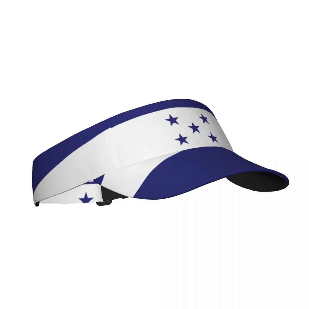 Summer Sun Hat Men Women Adjustable Visor Top Empty Honduran Flag Sports Tennis  Running Sunscreen Cap