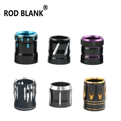 Rod Blank 1Pcs Aluminum Reel Seat Nut Reel seat Hood Cap Fishing Rod Building Component Fishing Rod DIY Repair Accessory