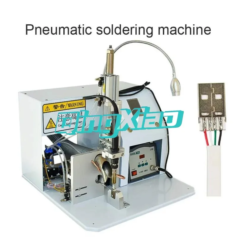 Semi Automatic Soldering Machine With Automatic Solder Wire Feeding Foot Operated For USB Cable Circuit Board Aviation Plug Tool
