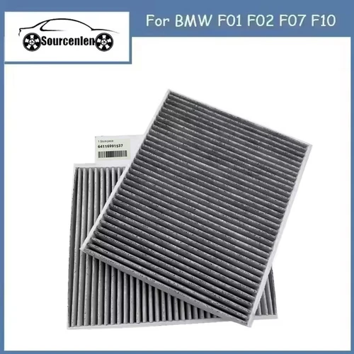 Filtro de cabina genuino para BMW F01 F02 F07 F10 64119163329 64119272642 64116991537 juego de filtros de cabina 64119163328 927264
