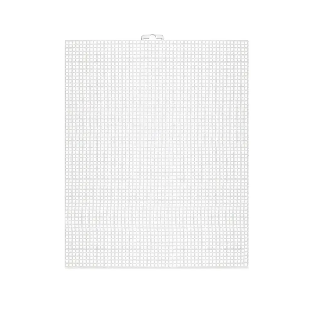 

DIY Crafting 7CT Bag Mesh Grid White Plastic Mesh Cloth 33.5x26CM Canvas Bag Sheets