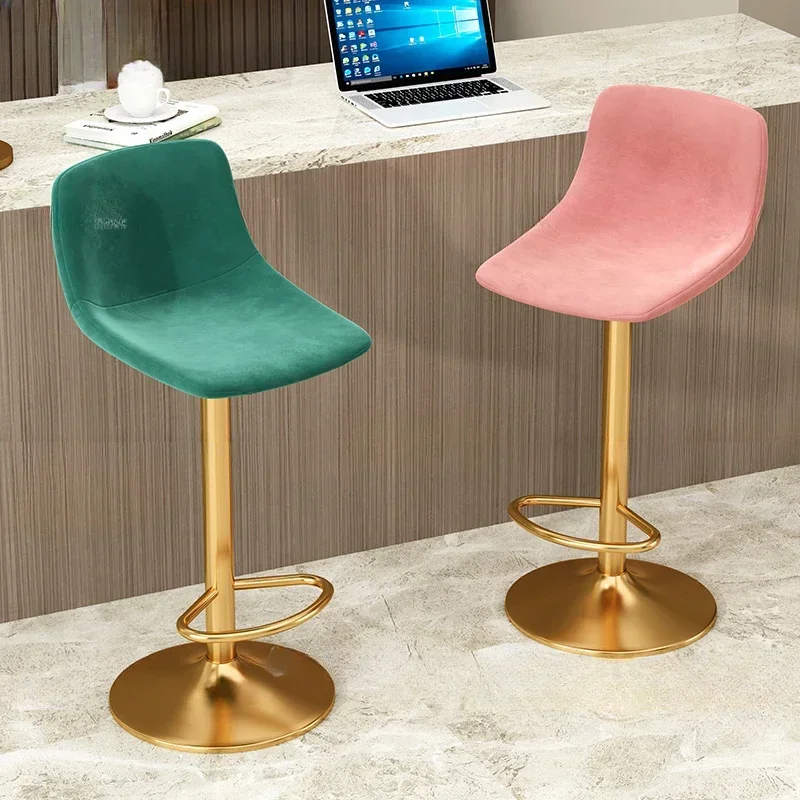 

Designer Luxury Bar Chair Beauty Salon Kitchen Counter Stool Antique Taburetes Altos Cocina Nordic Stools Minimalist Furniture