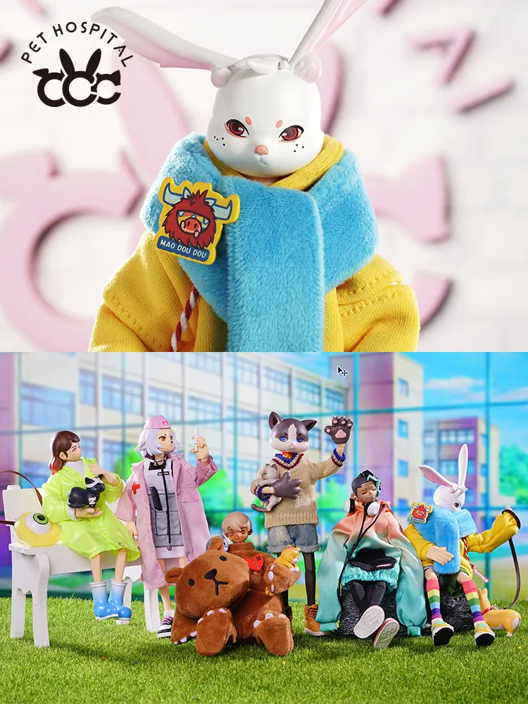 

Come4arts Pet Hospital Series Blind Box Anime Figure Surprise Guess Bag Collection Model Doll Children Fashion Trend Toys Gift