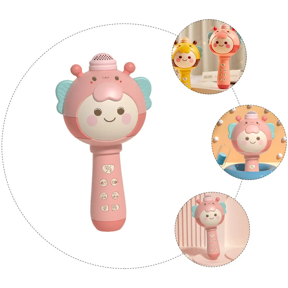 مجموعة واحدة من ميكروفون الغناء اللاسلكي القابل لإعادة الشحن للأطفال للأنشطة الموسيقية التعليمية المبكرة #4