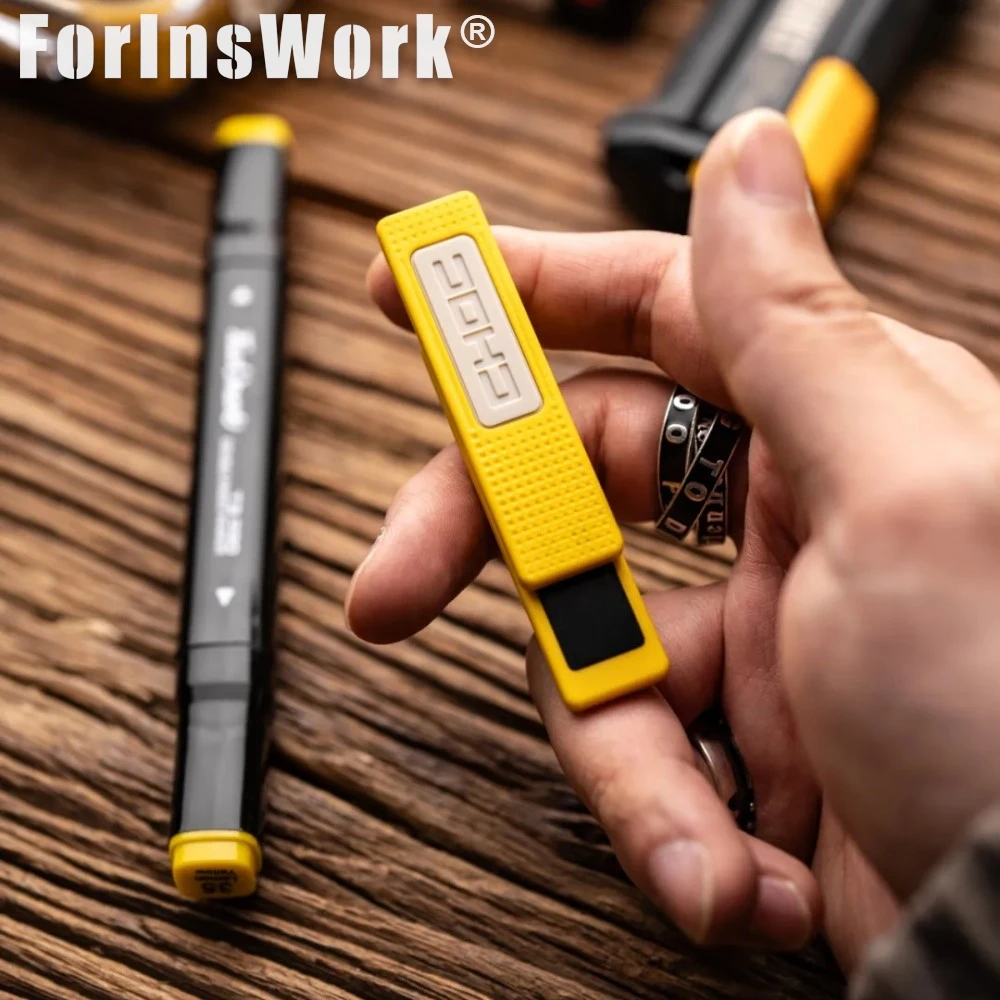 LAUTIE “Choc”G10(Yellow) + PEEK Internal Plate Mechanical Fidget Slider, SpyWars Series  Stress Relief Toy