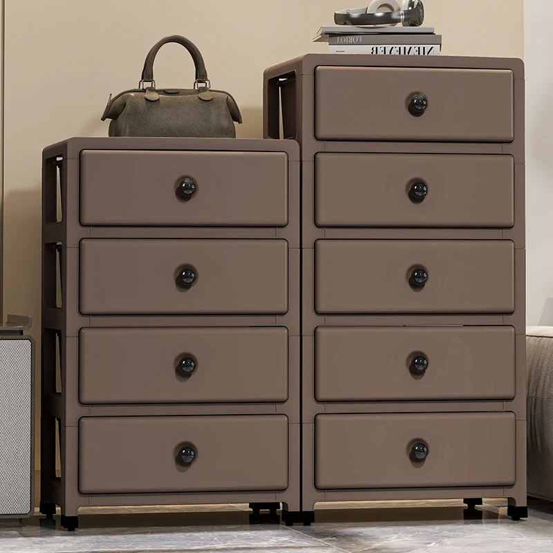 خزانة تخزين بأدراج متعددة الطبقات، طاولة بجانب السرير ذات سعة كبيرة مع عجلات لغرفة النوم/المطبخ/غرفة المعيشة #2