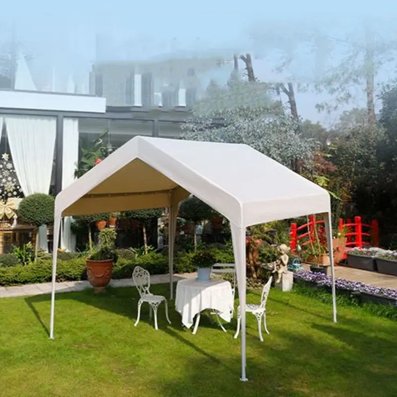 Large Size 3x6m Portable Durable Boutique Parking Tent 420D Oxford Fabric 34kg Steel Frame Weather-Resistant Garden Canopy