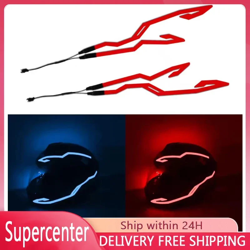 

Motorcycle helmet LED lights Cold light lamp Helmet decorative light Helmet stickers Cool luminescence led lamp Atmosphere light