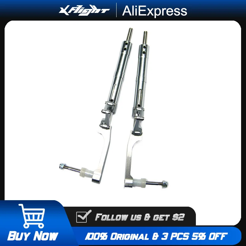 

Metal Shock Absorbing Landing Gear for RC Airplane CNC Aluminum Alloy Vibration Damping Strut Fits Warbird Model Aircraft Parts