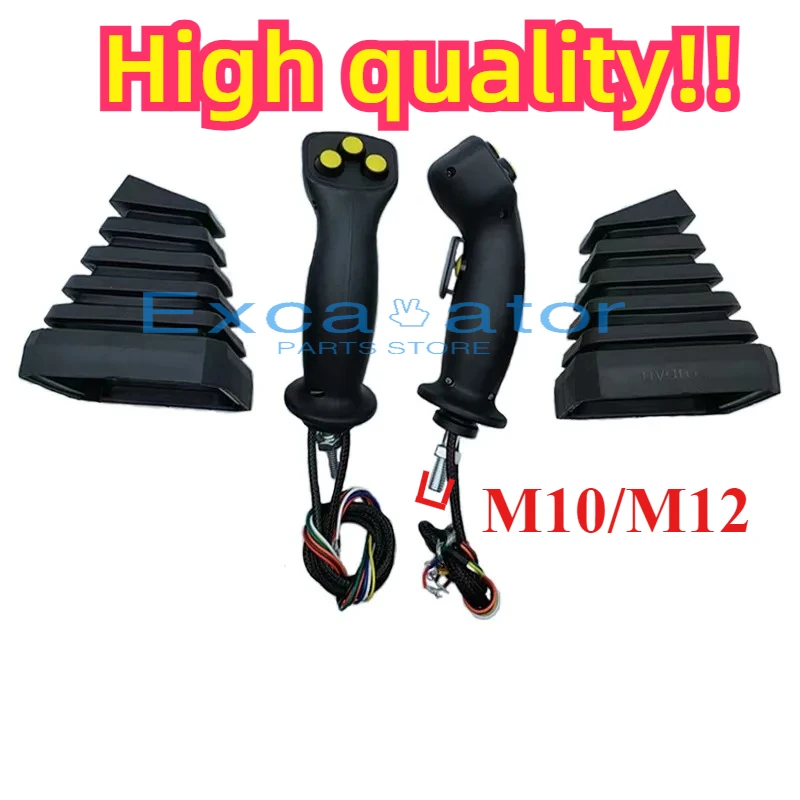 Rotary Excavating for XCMG Sany Zoomlion Rigs Rexroth River Intelligent Dust Jacket Joystick Handle Glue 4 Keys 10MM Excavator