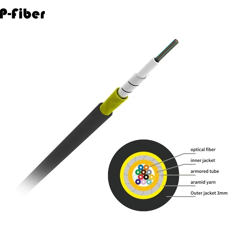 MPO APC سترة من الألياف المدرعة 12 النوى أحادية الوضع ذكر ذكر ذكر نوع B A 5m 10m 30m 50m MTP الألياف الضوئية patchcord خارجي SM 12C