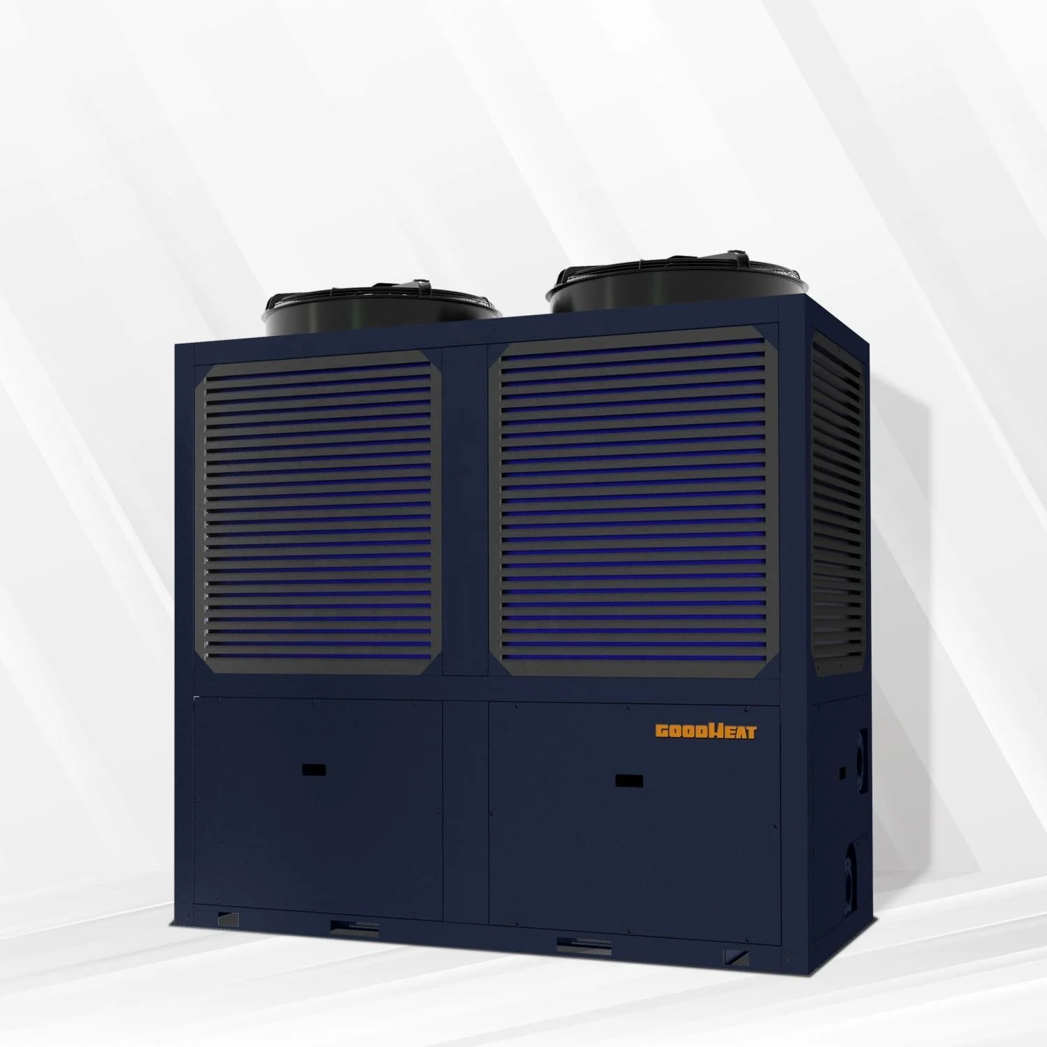 Commercial 250kW R32 DC Inverter Air Water Swimming Pool Heat Pump For Hotels Gyms French Operating Language Electric Power