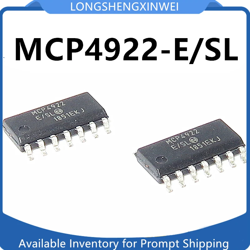 1PCS Original MCP4922 MCP4922-E/SL SOIC-14 Chip 12 Bit D/A Conversion Chip 2 Channel Input