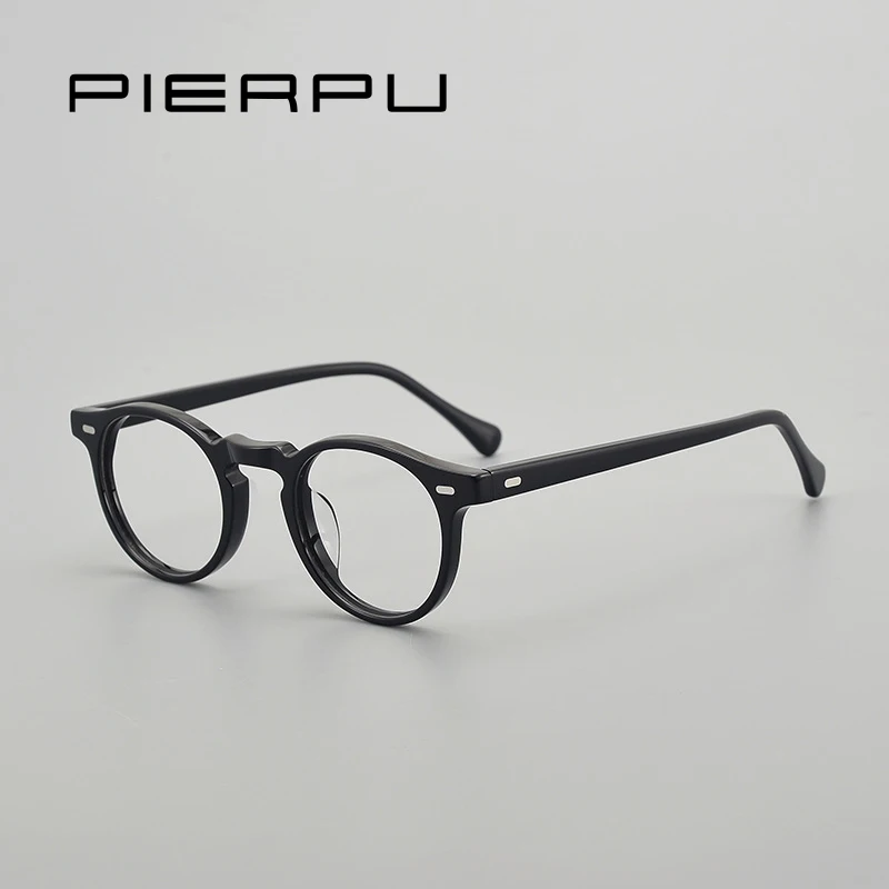 Gregory peck Glasses Frame Round Eyeglasses Vintage Round Diopter Eyeglasse Frames Men Women's Round Myopia Prescription Glasses