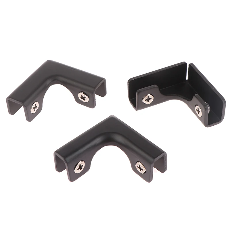 2PC 3 to 12mm Aluminum Alloy L Clamp Glass Clamps Aquarium Corner Board Holder Glass Clip Ceramic Tile Connecting DIY Cabinet