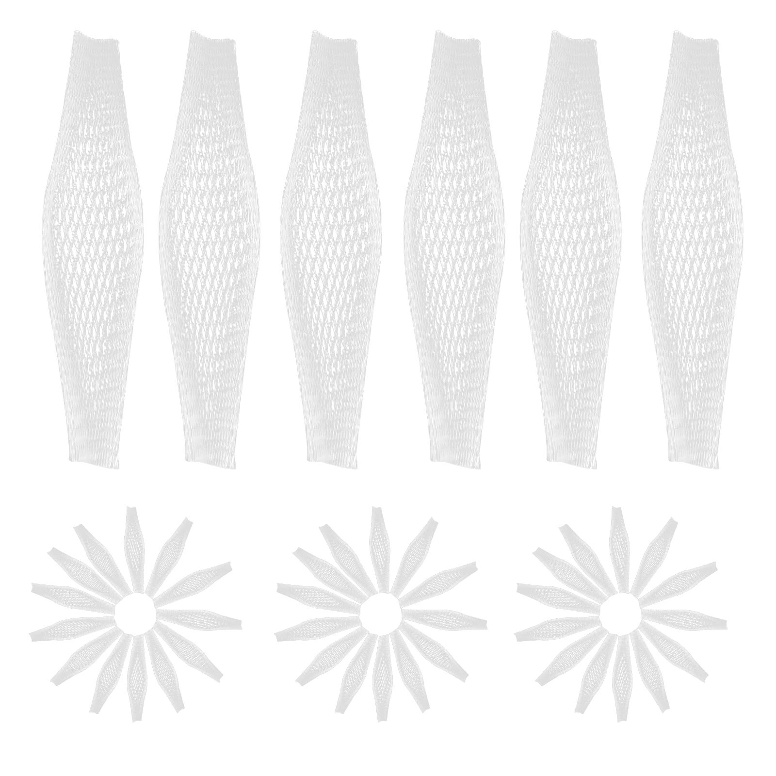 

100 Pcs Flower Protection Net Set Bouquet Wrapping Materials Rose Covers Accessories Floral Packing Supplies Mesh Wraps Flowers