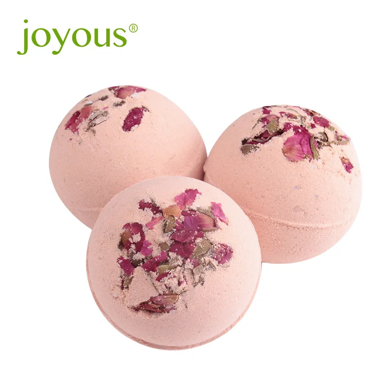 Joyous-Rose Bolha Bola De Banho, Bola De Óleo Essencial, Pele Hidratante