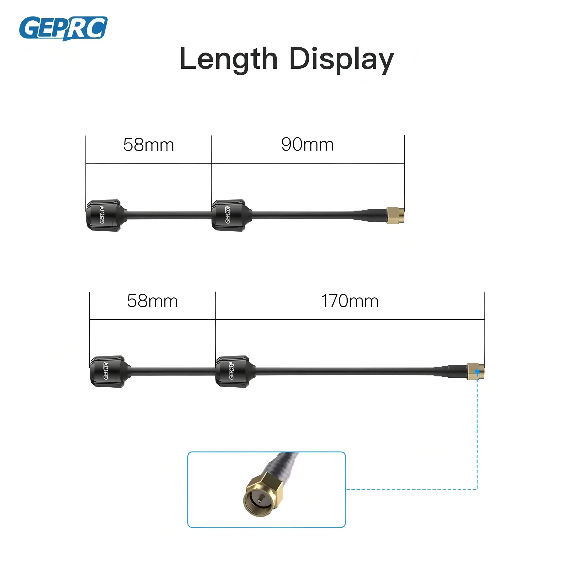 GEPRC Momoda2 5.8G 듀얼 안테나 5.65GHz SMA 듀얼 코어 RF 초저 VSWR DIY RC FPV 쿼드콥터 드론 프리스타일 액세서리 부품