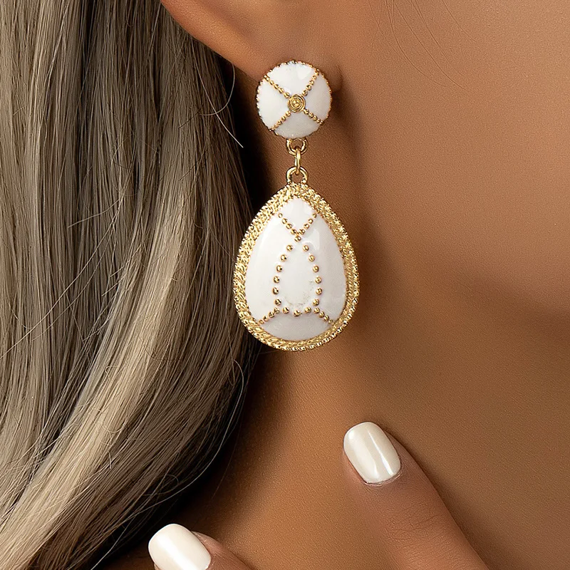 Euro-american Style 2023 New Earrings for Women Lrregular Bohemian Style Holiday Gifts Party Jewelry Suitable for Daily Wear